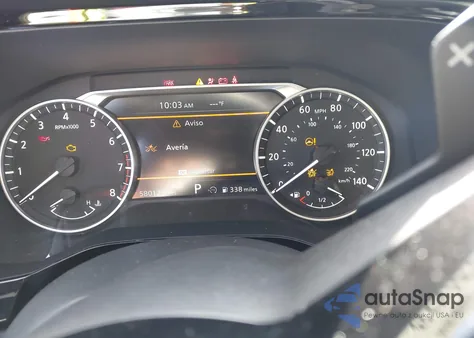 2022 Nissan Pathfinder S 4Wd z USA, uszkodzony, nr VIN 5N1DR3AC2NC218122